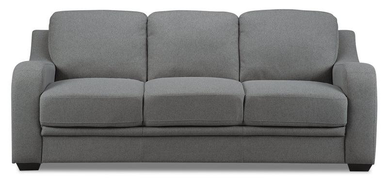 Benson Linen-Look Fabric Sofa - Grey - {Modern} style Sofa in Grey {Pine}, {Plywood}