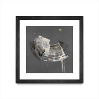 Œuvre d’art murale encadrée noire et mate « Elegance » 30 x 30