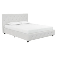 Grand lit rembourré Dana de Atwater Living Dorel Home - blanc