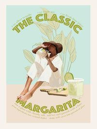 Œuvre d’art murale Giant Art « The Classic Margarita » 72 x 54