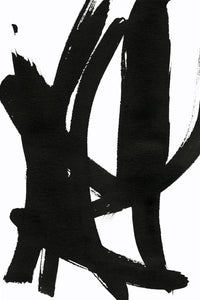 Œuvre d’art murale Giant Art « Composition In Black And White 7 » 84 x 54