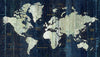 Œuvre d’art murale Giant Art « Old World Map » 84 x 48