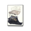 Œuvre d'art murale sur toile encadrée noire « Organza 3 » 24 x 32