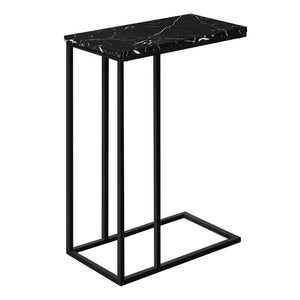 Table d’appoint imitation de marbre noir