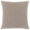 Coussin 1 pièce abstrait à pois brun foncé et clair