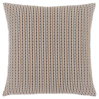 Coussin 1 pièce abstrait à pois brun foncé et clair