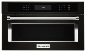 KitchenAid 30" Built-In Microwave Oven with Convection Cooking - KMBP100EBS|Four à micro-ondes encastré KitchenAid de 30 po avec cuisson par convection - KMBP100EBS|KMBP100B