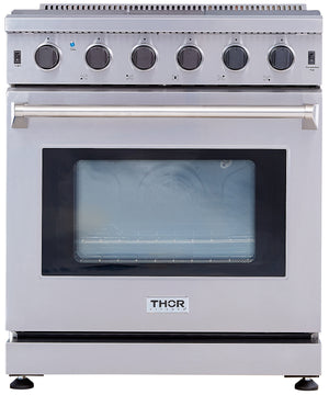 Cuisinière amovible à gaz 30 po Thor Kitchen de 4,5 pi³ – LRG3001U-SS