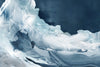 Œuvre d’art murale Giant Art « Wave Of Blue Ice » 84 x 54