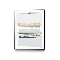 Œuvre d'art murale sur toile encadrée noire « Boulevard I » 24 x 32