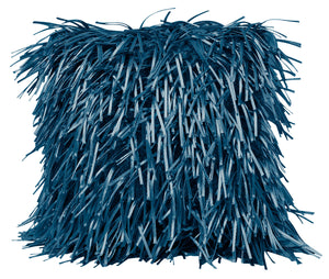 Coussin décoratif Stringy 16 po - bleu sarcelle