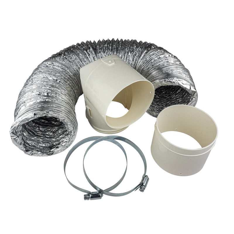 Dundas Jafine ProFlex™ Dryer-to-Duct Connector Kit and 4" Metal Worm Gear Clamps Package