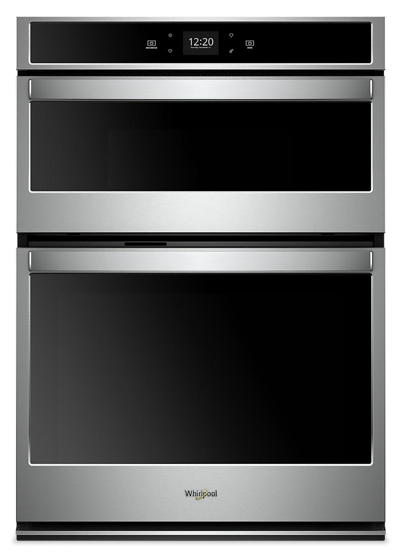 Whirlpool 6.4 Cu. Ft. Smart Combination Wall Oven - WOC54EC0HS - Double Wall Oven in Stainless Steel