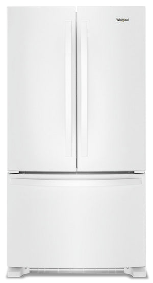 Réfrigérateur Whirlpool de 20 pi³ et de 36 po à portes françaises - blanc - WRF540CWHW