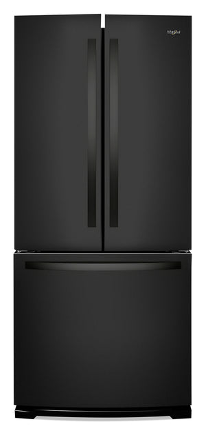 Réfrigérateur large de 20 pi3 Whirlpool à portes françaises - WRF560SMHB