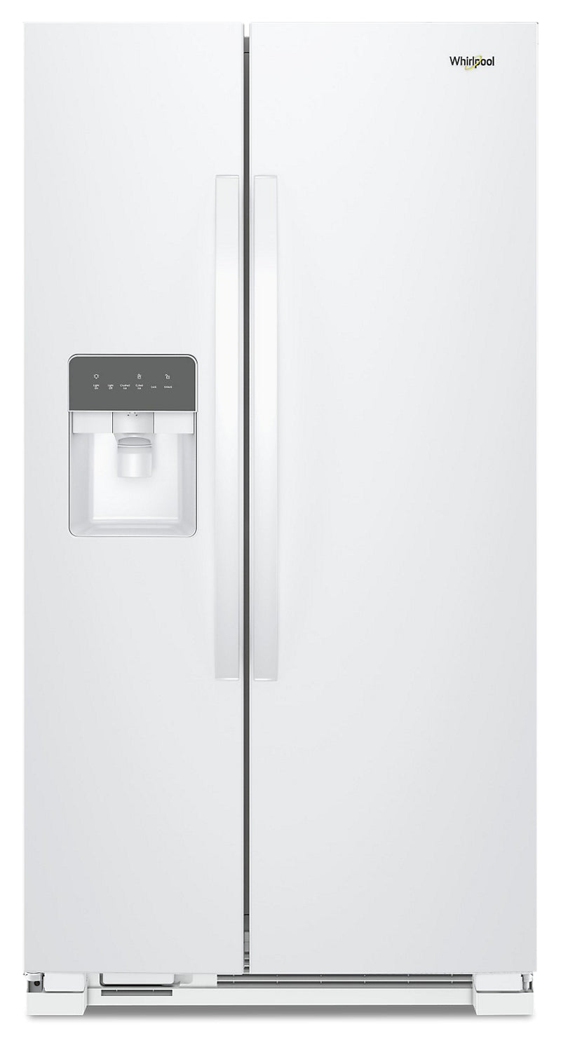 Whirlpool 21 Cu. Ft. Side-by-Side Refrigerator - WRS331SDHW - Refrigerator in White