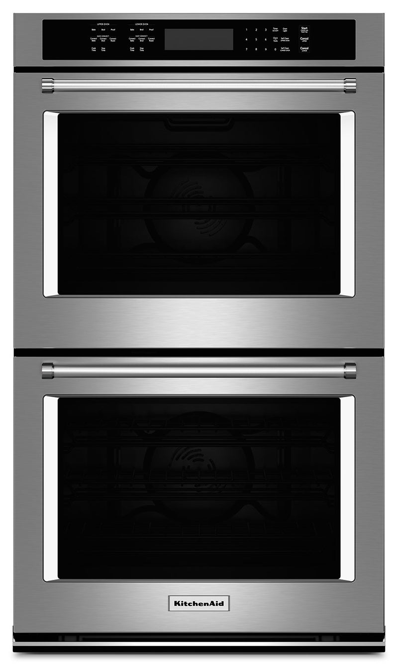 KitchenAid 27" Double Wall Oven with Even-Heat™ True Convection - Stainless Steel - Double Wall Oven in Stainless Steel