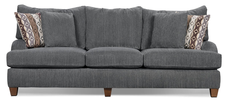 Putty Chenille Sofa - Grey - Contemporary style Sofa in Grey
