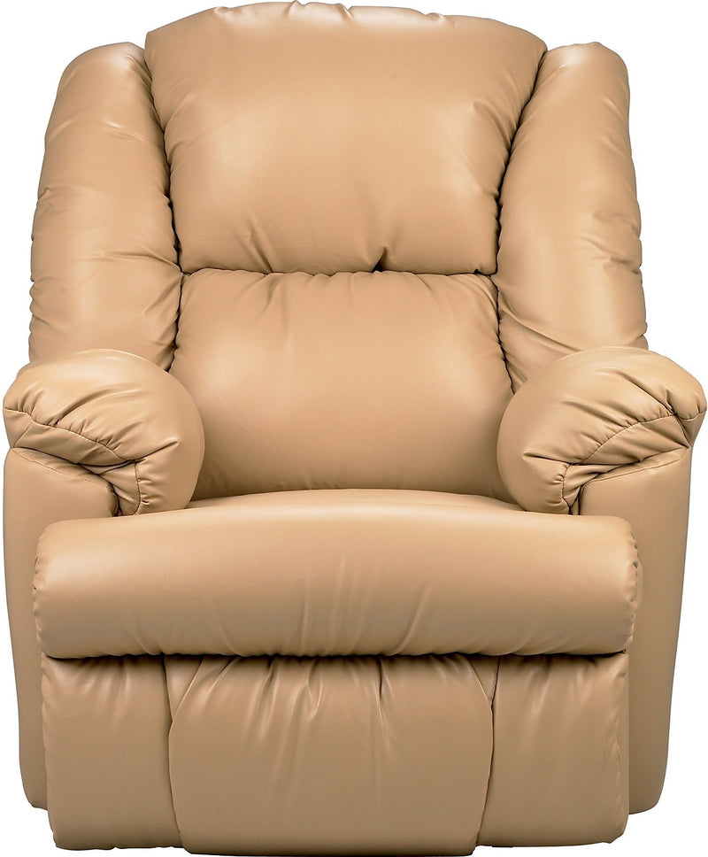 Bmaxx Bonded Leather Power Reclining Chair – Taupe - Contemporary style Chair in Taupe