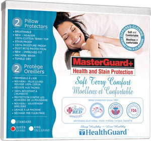 Protège-oreiller MasterguardMD Platinum Soft Terry pour grand lit, ensemble de 2