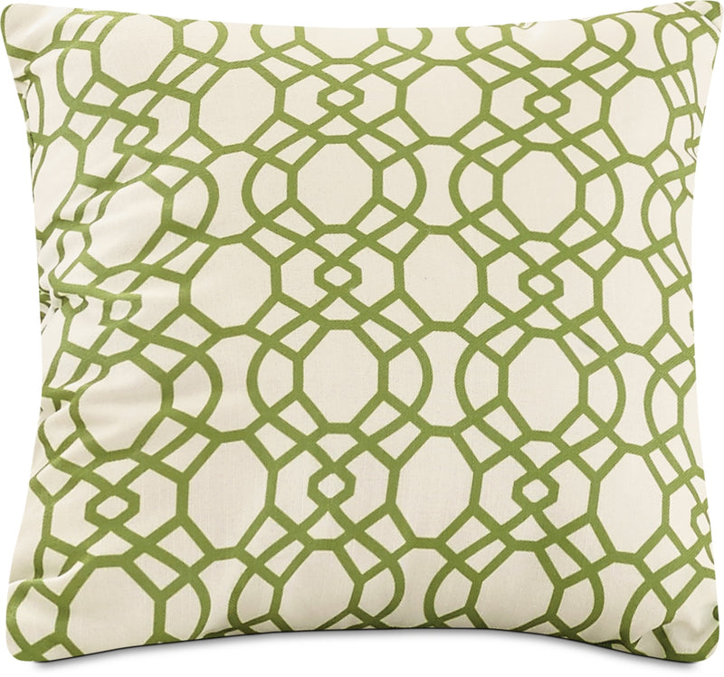 Trellis Accent Pillow – Green