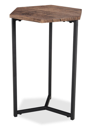 Cleo Chairside Table - Brown   | Table de fauteuil Cleo - brun   | CLEOXCST