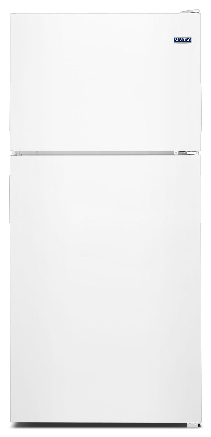Maytag 18 Cu. Ft. Top-Freezer Refrigerator – MRT118FFFH - Refrigerator in White