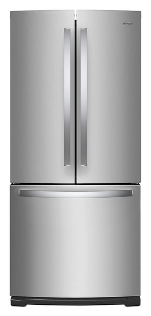 Réfrigérateur Whirlpool de 20 pi³ à portes françaises avec machine à glaçons – WRF560SMHZ