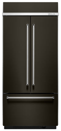 Réfrigérateur encastré KitchenAid de 20,8 pi³ à portes françaises - KBFN506EBS