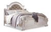 Très grand lit Grace - blanc antique