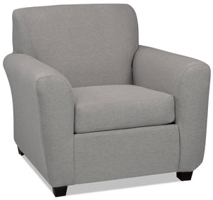 Jeri Fabric Chair - Grey|Fauteuil Jeri en tissu - gris|JERILICH