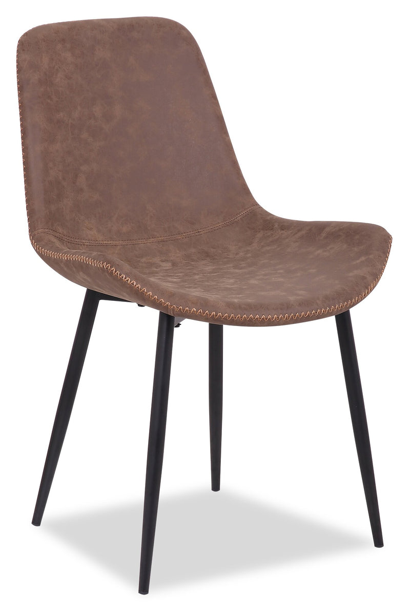 Kaia Accent Dining Chair - Brown