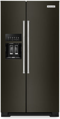 Réfrigérateur KitchenAid de 22,6 pi³ de profondeur comptoir à compartiments juxtaposés - KRSC703HBS