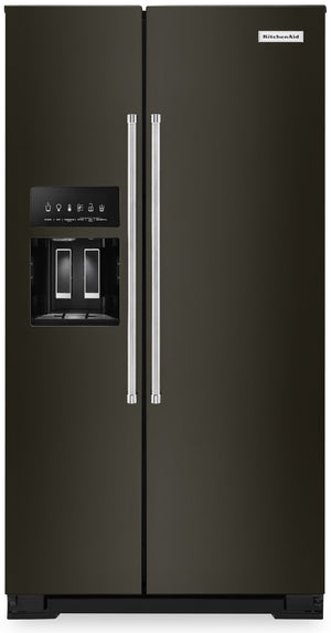 Réfrigérateur KitchenAid de 19,9 pi³ de profondeur comptoir à compartiments juxtaposés - KRSC700HBS