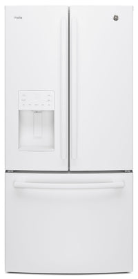 Réfrigérateur GE de 23,8 pi³ à portes françaises avec machine à glaçons – PFE24HGLKWW