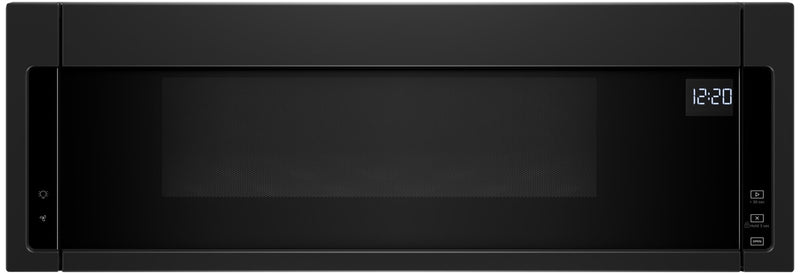 Whirlpool® 1.1 cu. ft. Low Profile Microwave Hood Combination - Over-the-Range Microwave in Black