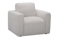  Fauteuil Lotus en chenille - lin 