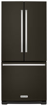 Réfrigérateur KitchenAid de 20 pi³ à portes françaises avec distributeur interne – KRFF300EBS 