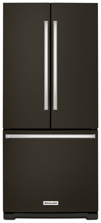 Réfrigérateur KitchenAid de 20 pi³ à portes françaises avec distributeur interne - KRFF300EBS