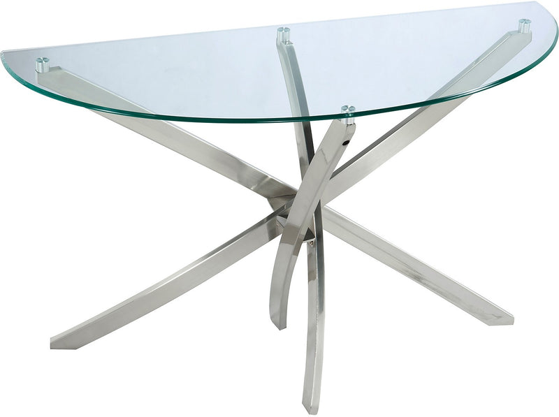 Zila Sofa Table - Modern style Sofa Table Glass/Metal