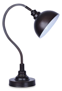 Lampe de bureau/de travail bronze huilé