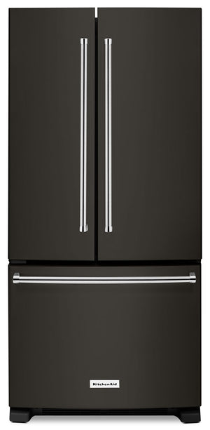 KitchenAid 22.1 Cu. Ft. French Door Refrigerator with Interior Water Dispenser - KRFF302EBS|Réfrigérateur KitchenAid de 22,1 pi³ à portes françaises avec distributeur - KRFF302EBS|KRFF302E