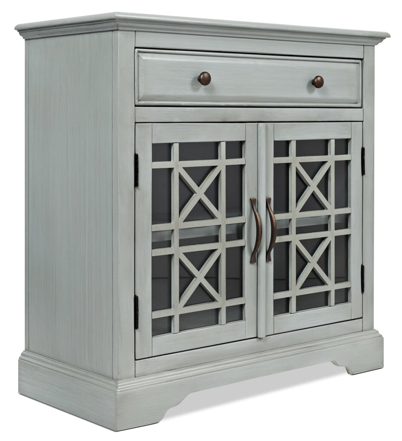 Marseille Accent Cabinet – Grey - Country style Accent Cabinet in Grey Acacia Solids and Veneers