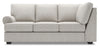 Sofa de gauche pour rallonge Roll de la collection Sofa Lab - Argenté luxueux