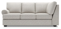  Sofa de gauche pour rallonge Roll de la collection Sofa Lab - Argenté luxueux 