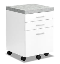 Bureau réversible Oscar de 47 po avec rangement - gris