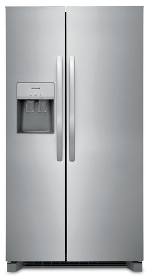 Frigidaire 25.6 Cu. Ft. Side-by-Side Refrigerator - FRSS2623AS | Réfrigérateur Frigidaire de 25,6 pi³ à compartiments juxtaposés - FRSS2623AS | FRSS262S