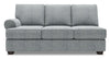 Sofa de gauche Roll de la collection Sofa Lab - Luna Pewter