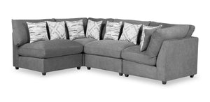 Sofa sectionnel Evolve 4 pièces - anthracite
