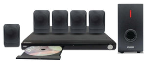 Système de cinéma maison Sylvania avec lecteur DVD et son ambiophonique à 5.1 canaux - SDVD5060